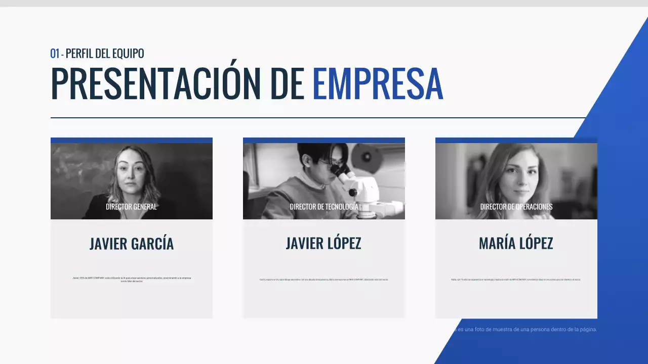 documento blue modern pitch deck