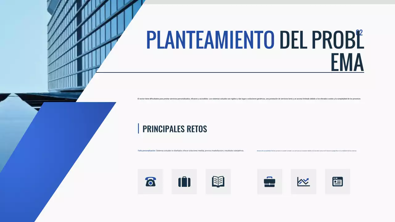 documento blue modern pitch deck