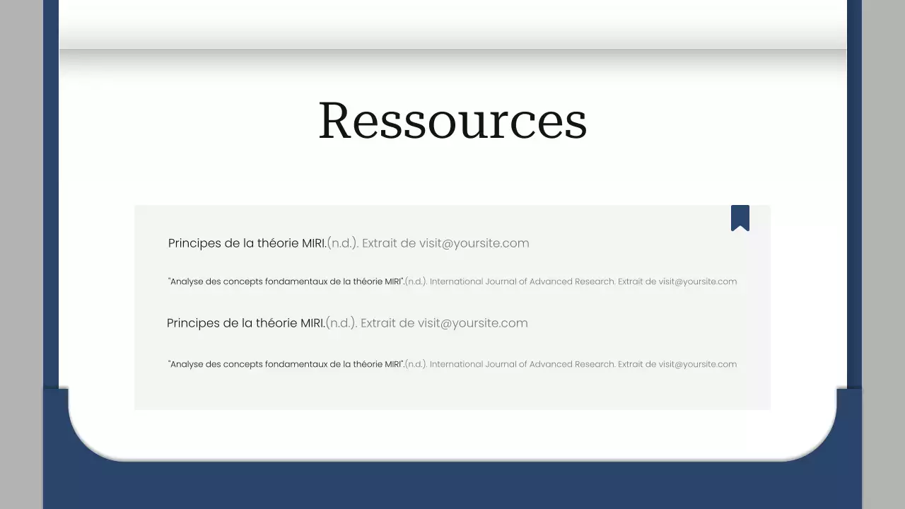 présentation de projet moderne grise