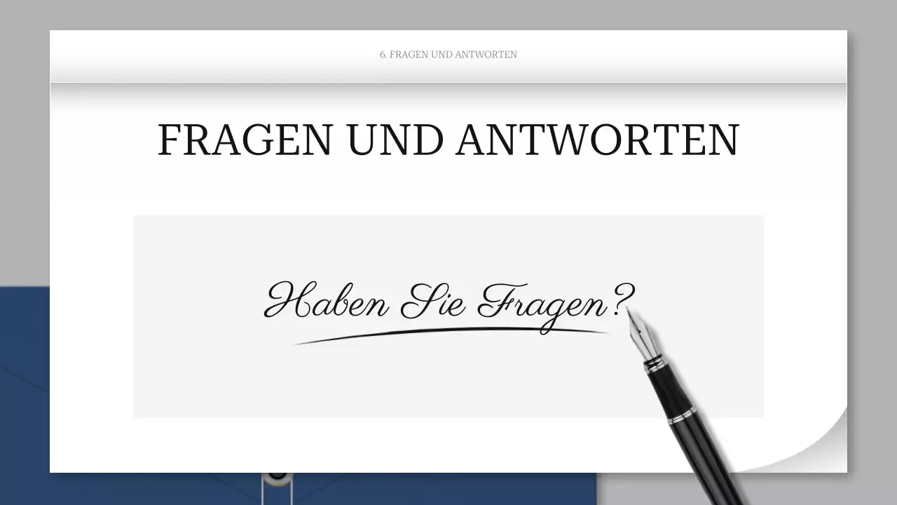 graue moderne Projektpräsentation