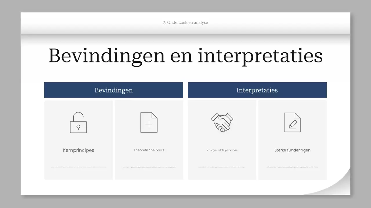 grijze moderne projectpresentatie