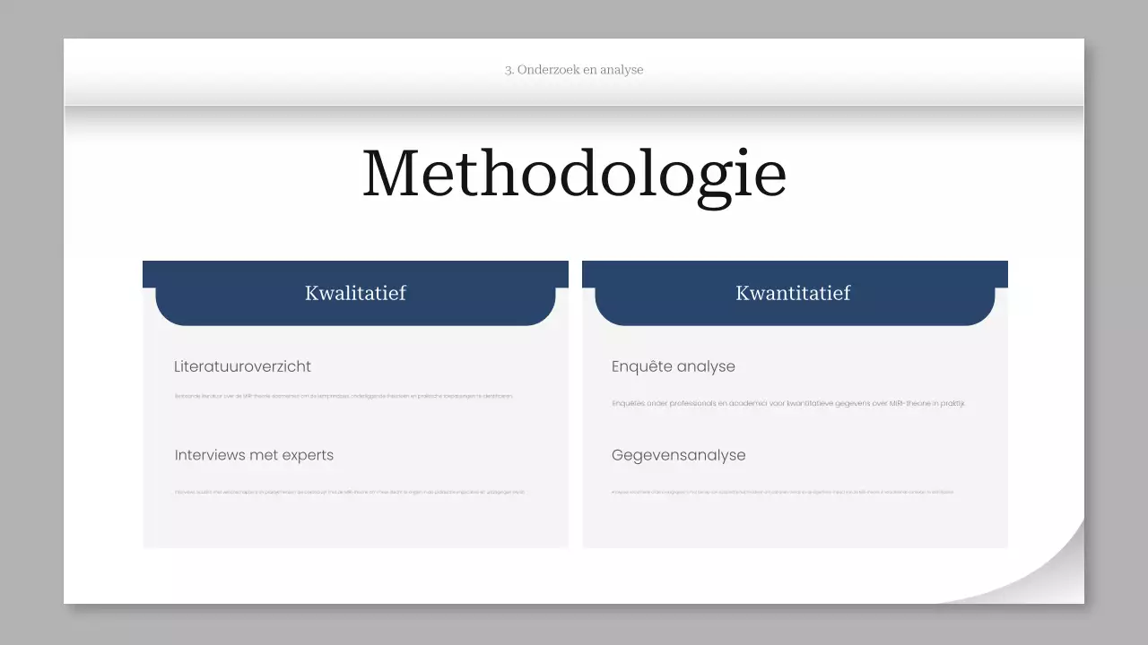 grijze moderne projectpresentatie