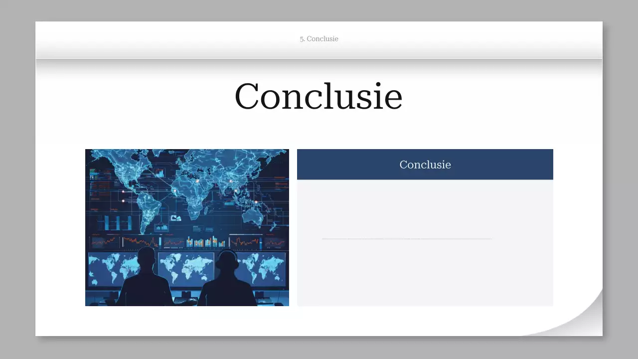 grijze moderne projectpresentatie