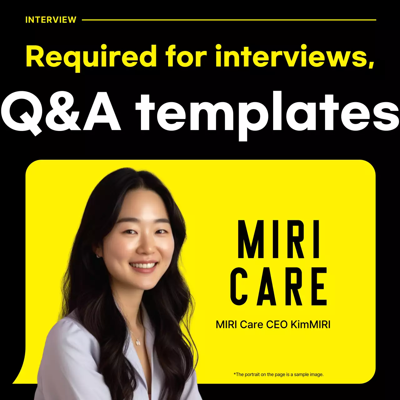 khuyến mãi phỏng vấn hiện đại màu vàng