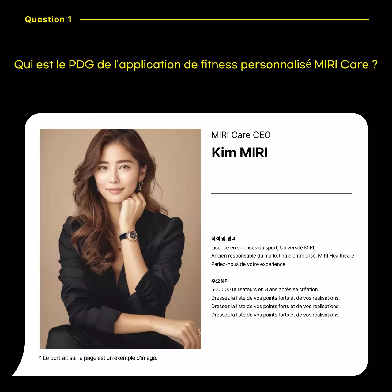 Promouvoir les entretiens modernes jaunes