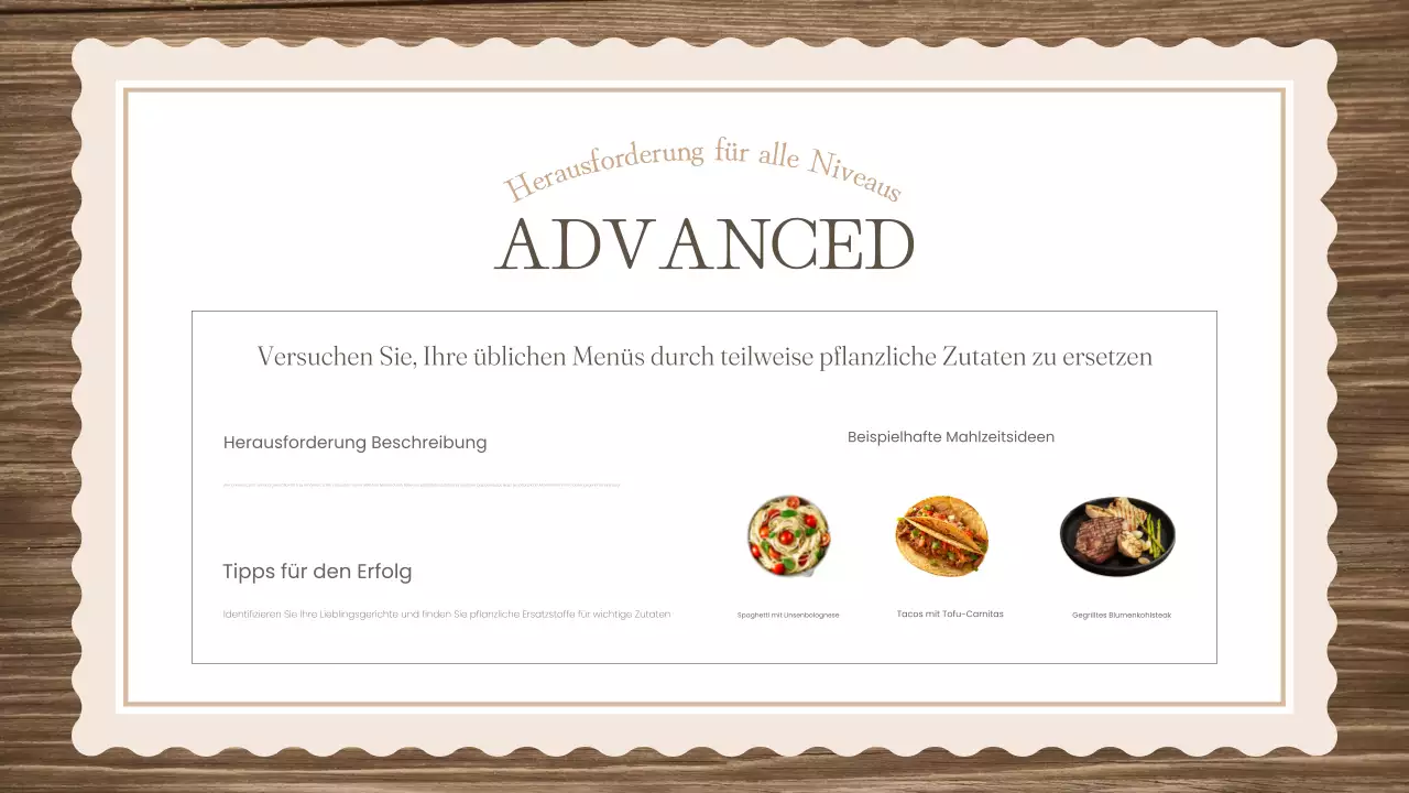 beige rustikaler Küchenführer