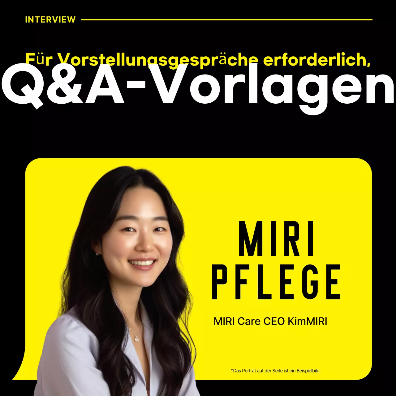 Förderung von Yellow Modern Interviews