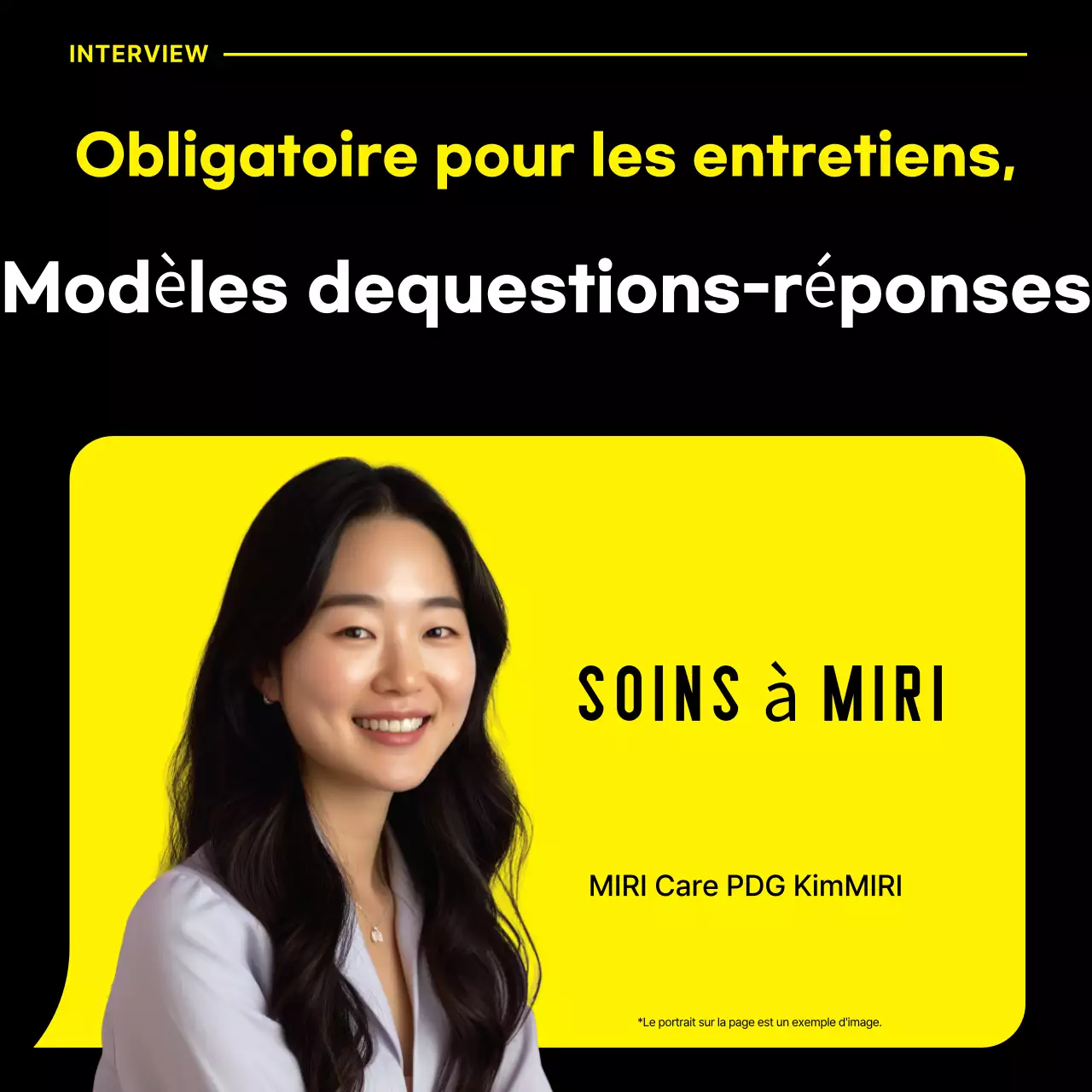 Promouvoir les entretiens modernes jaunes