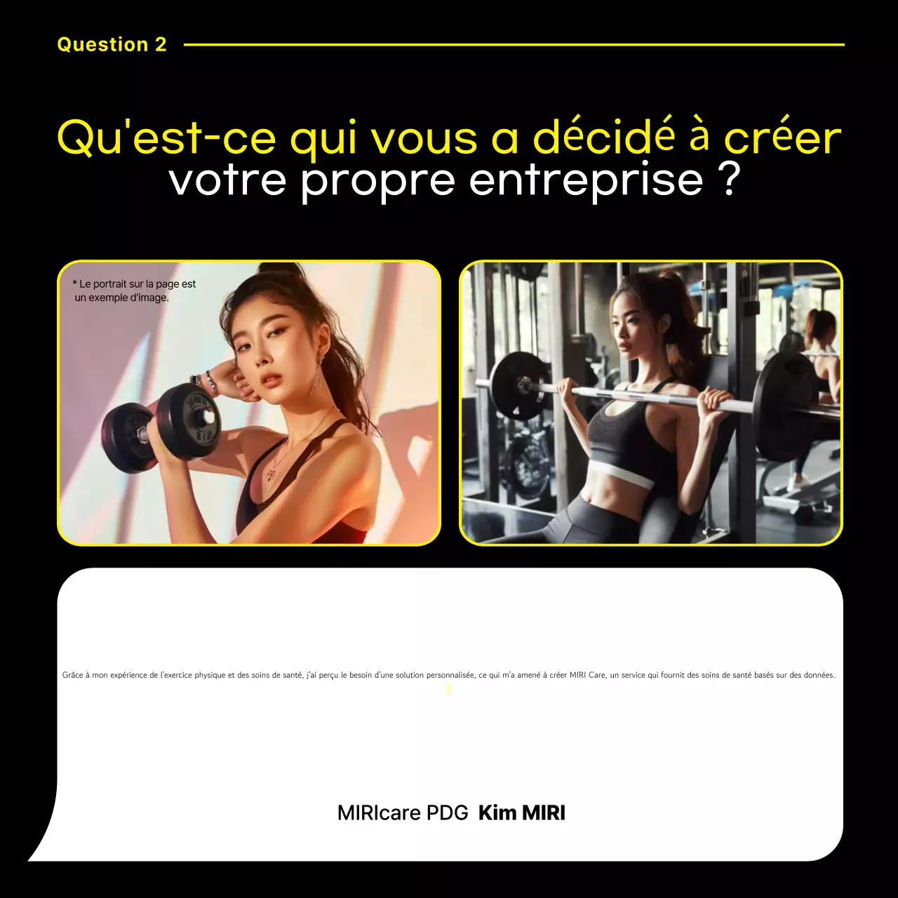 Promouvoir les entretiens modernes jaunes