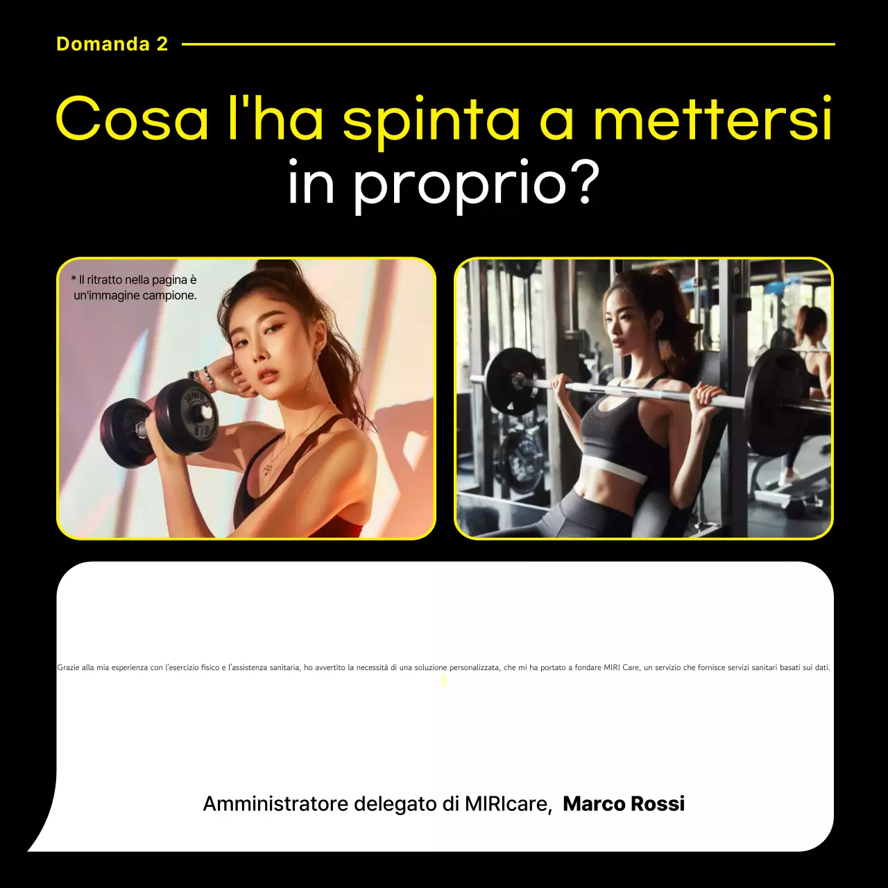 Promuovere interviste moderne in giallo