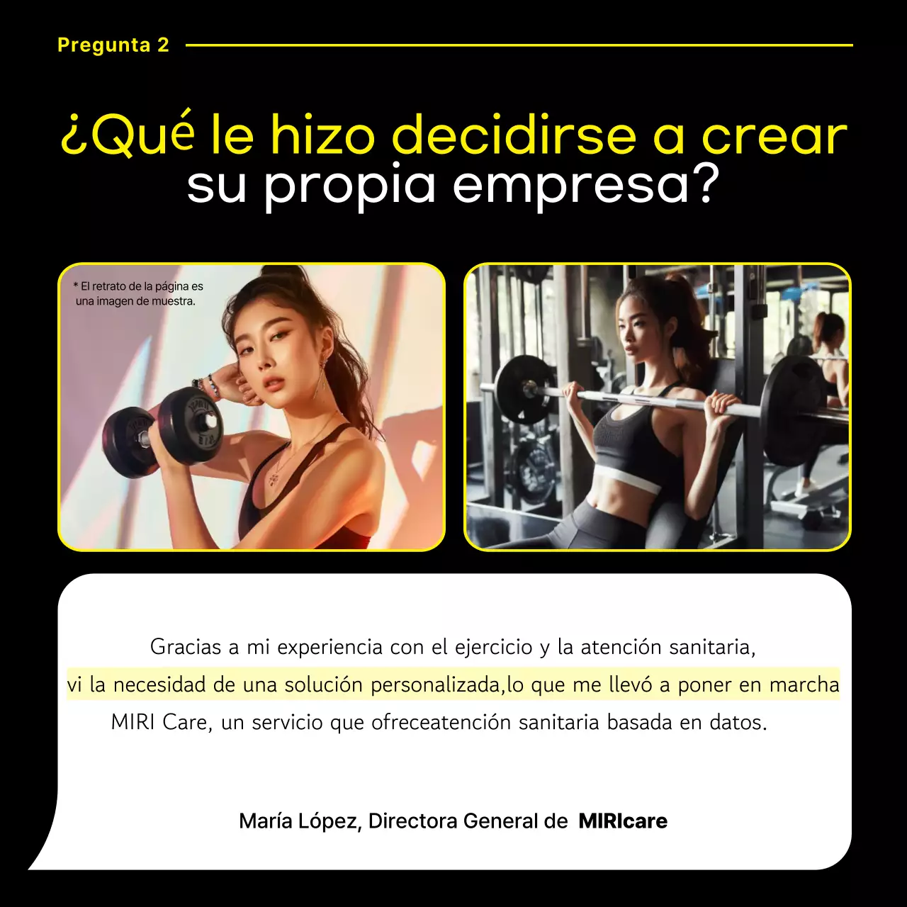 Promover Entrevistas Modernas Amarillas