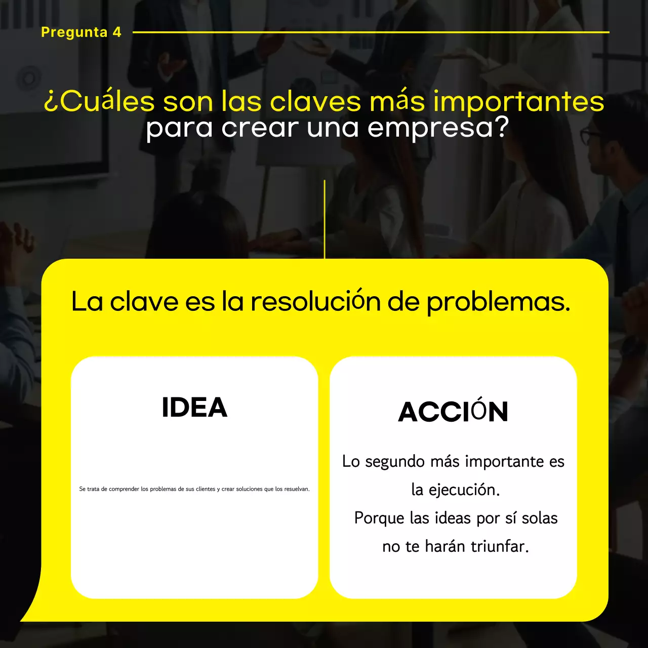 Promover Entrevistas Modernas Amarillas