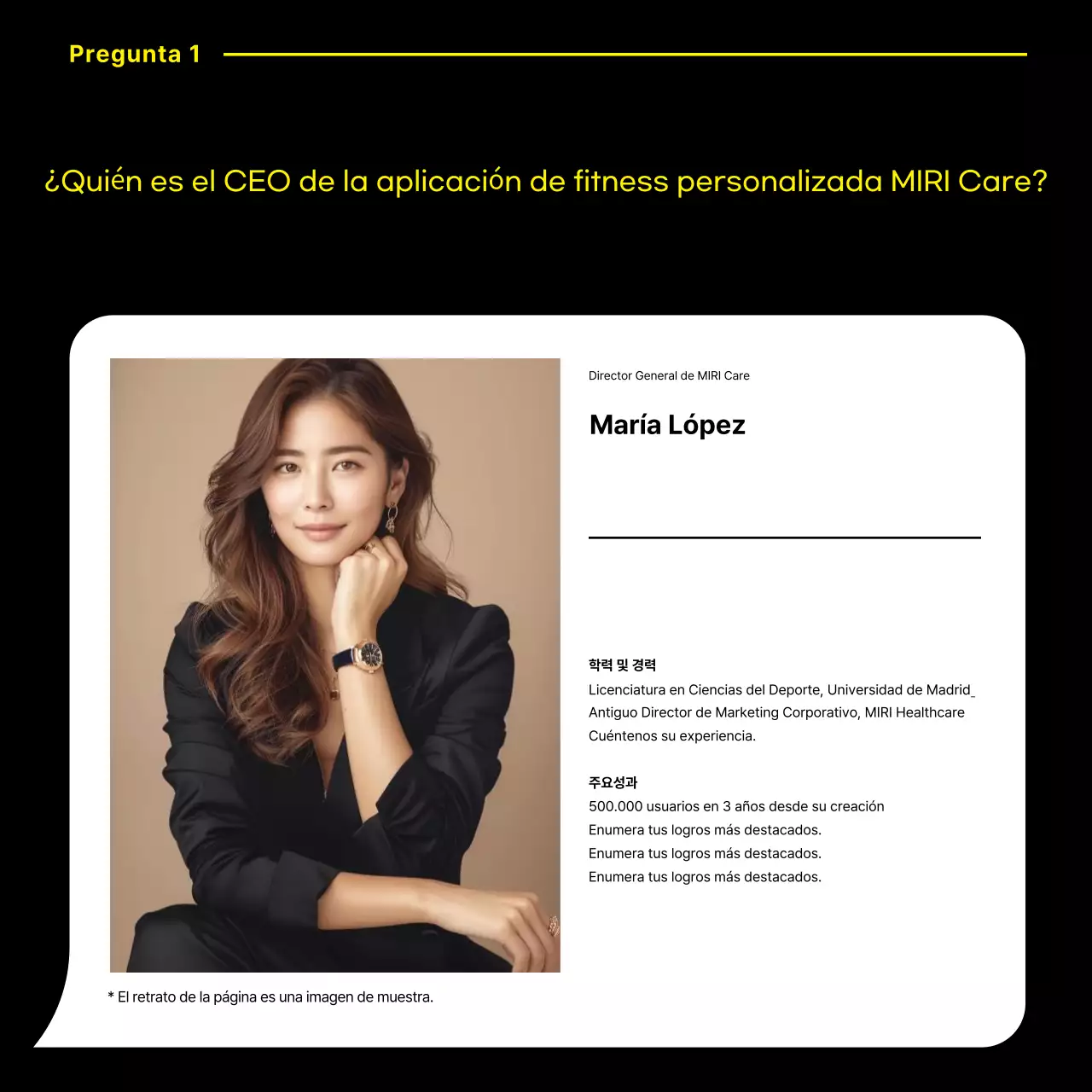 Promover Entrevistas Modernas Amarillas