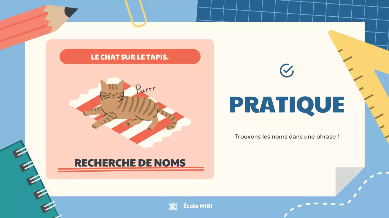 cours d'éducation moderne bleue