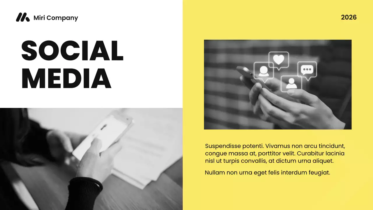 Black Modern Marketing Presentation