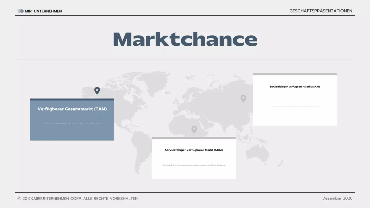 graue moderne Geschäftspräsentation