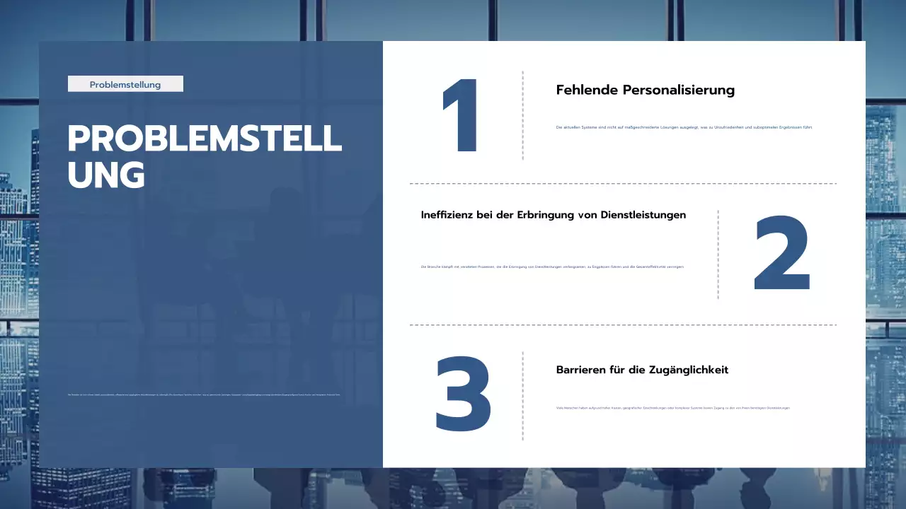 blue professional business pitch