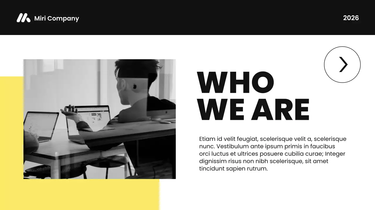 Black Modern Marketing Presentation