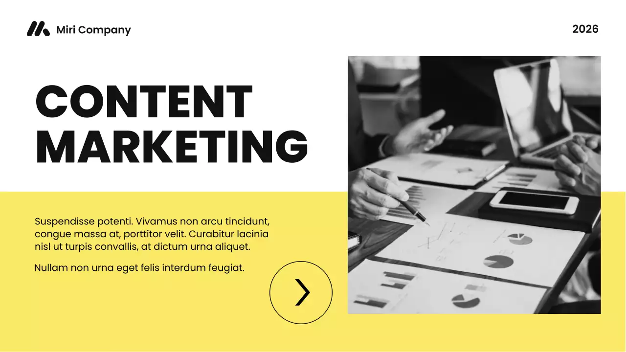 Black Modern Marketing Presentation