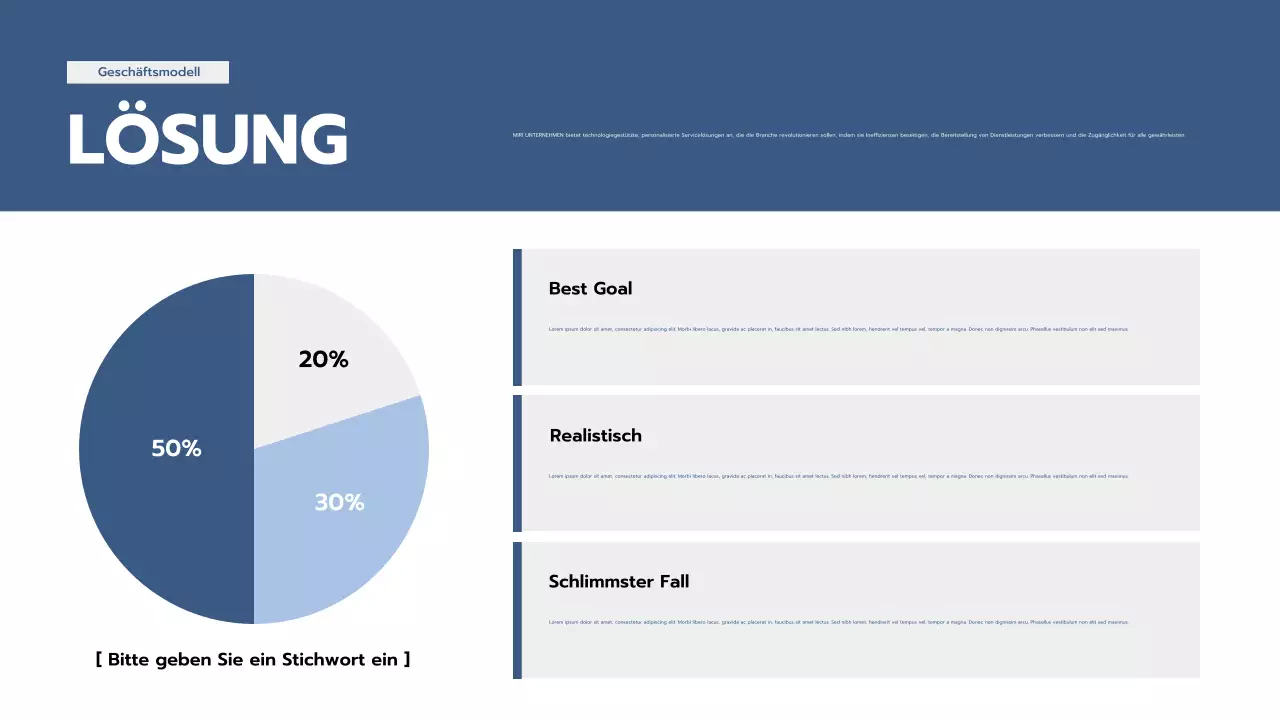 blue professional business pitch