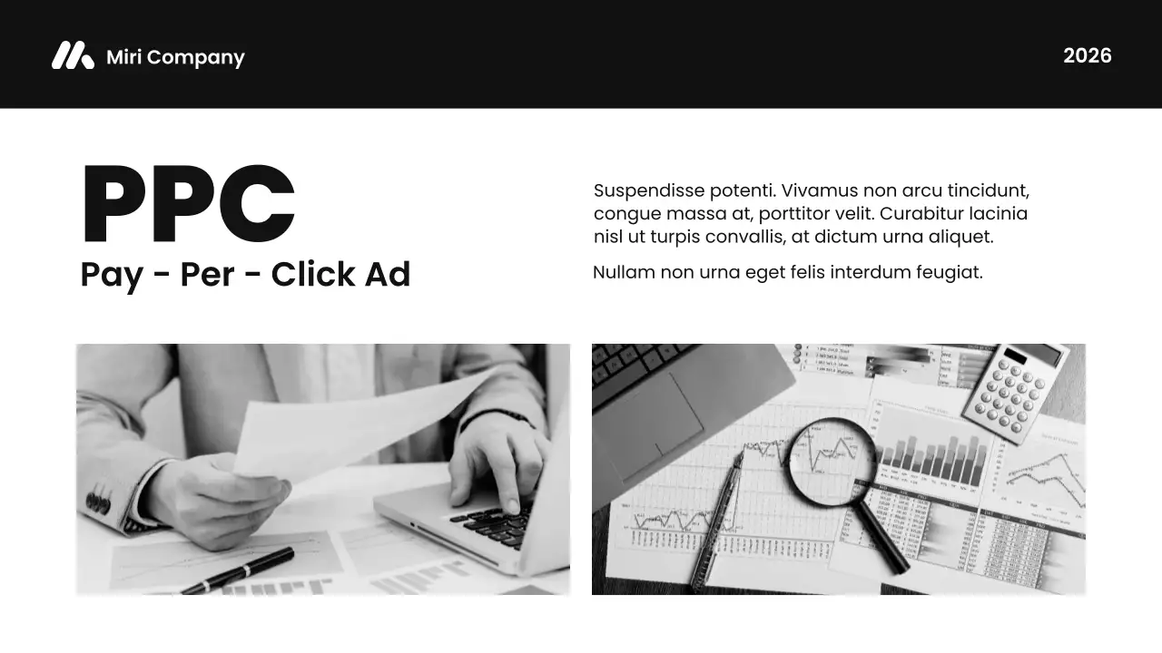 Black Modern Marketing Presentation