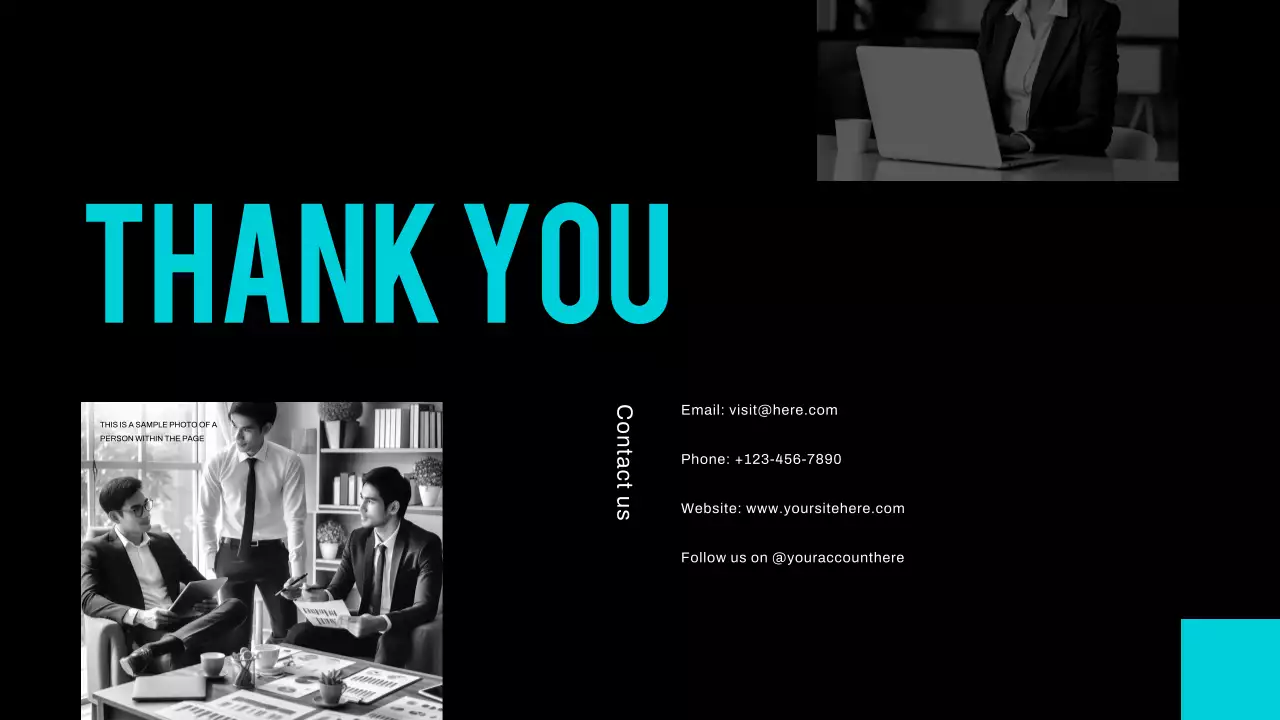 Teal modern Finance Planner Presentation