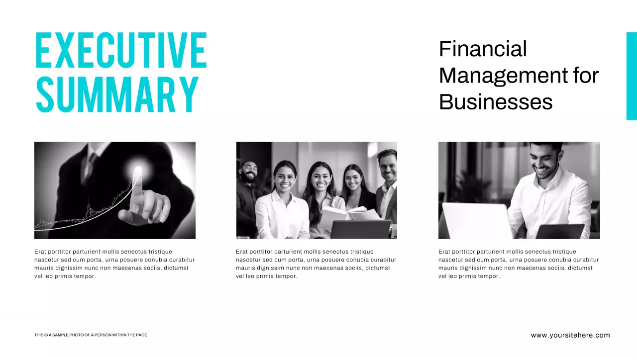 Teal modern Finance Planner Presentation