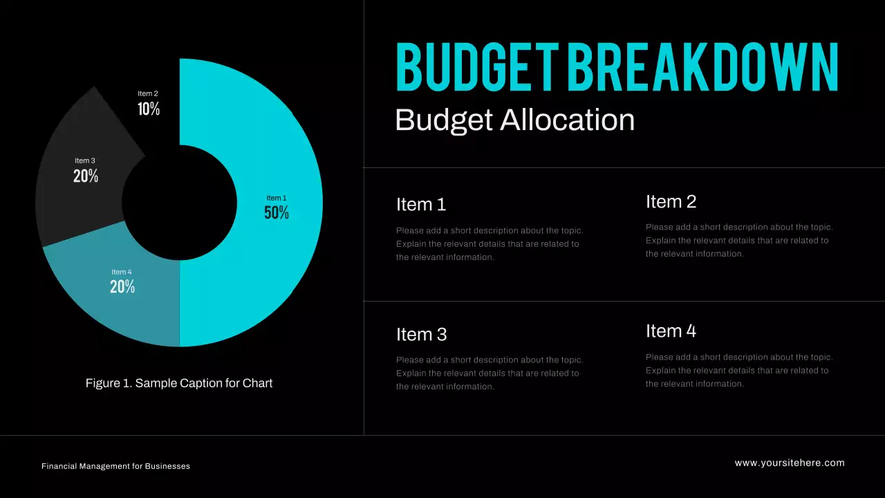 Teal modern Finance Planner Presentation