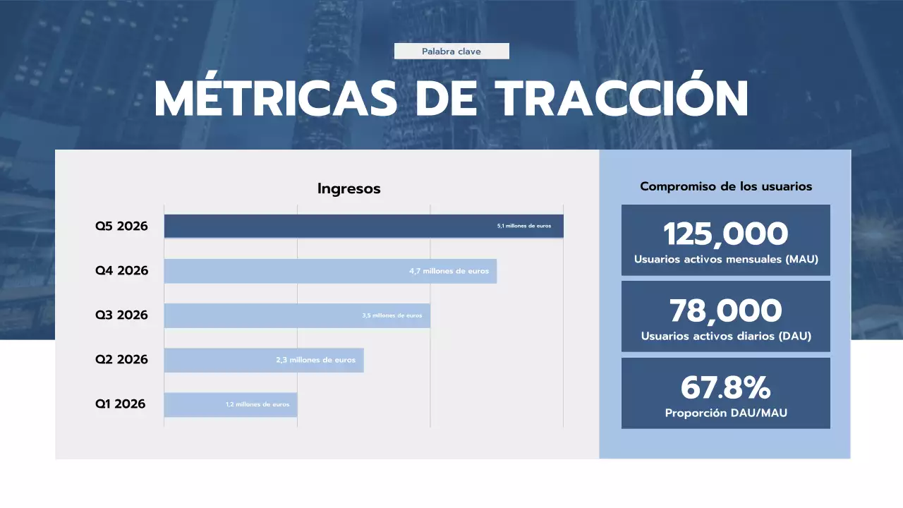 blue professional business pitch