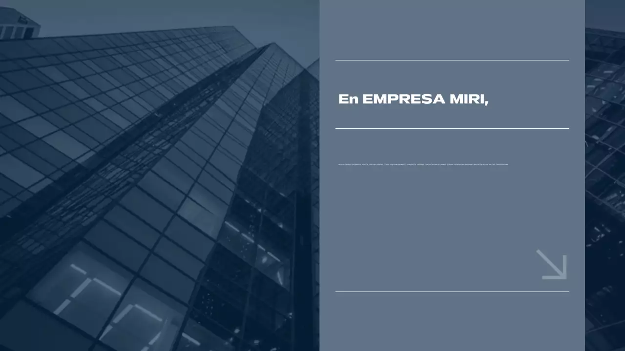 gris presentación de empresa moderna