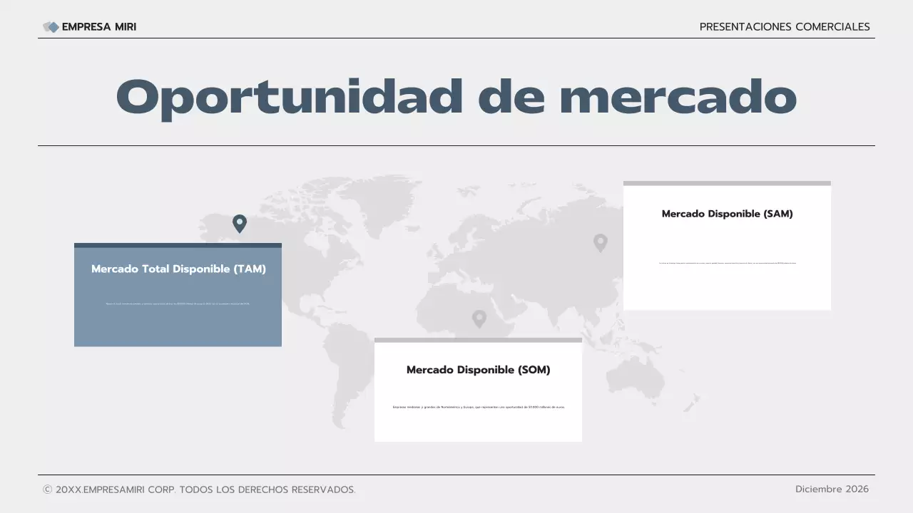 gris presentación de empresa moderna