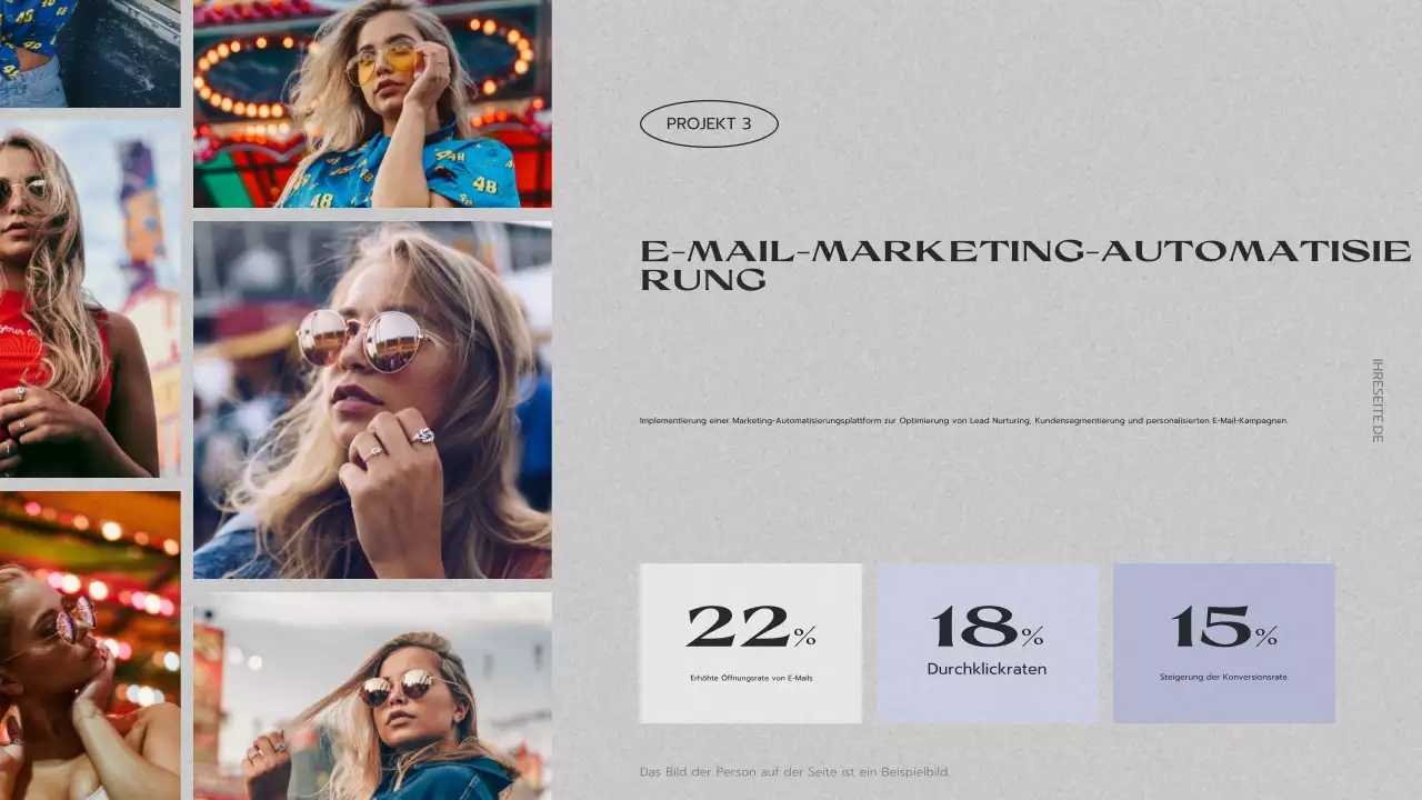 graues modernes Portfolio Lebenslauf