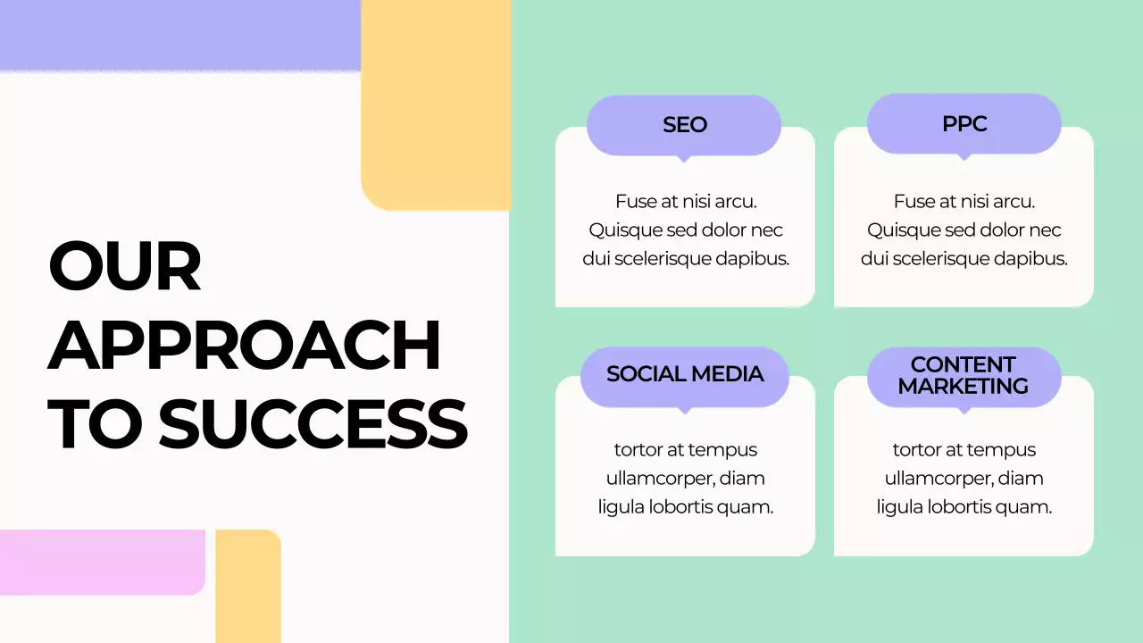 Pastel Modern Marketing Presentation