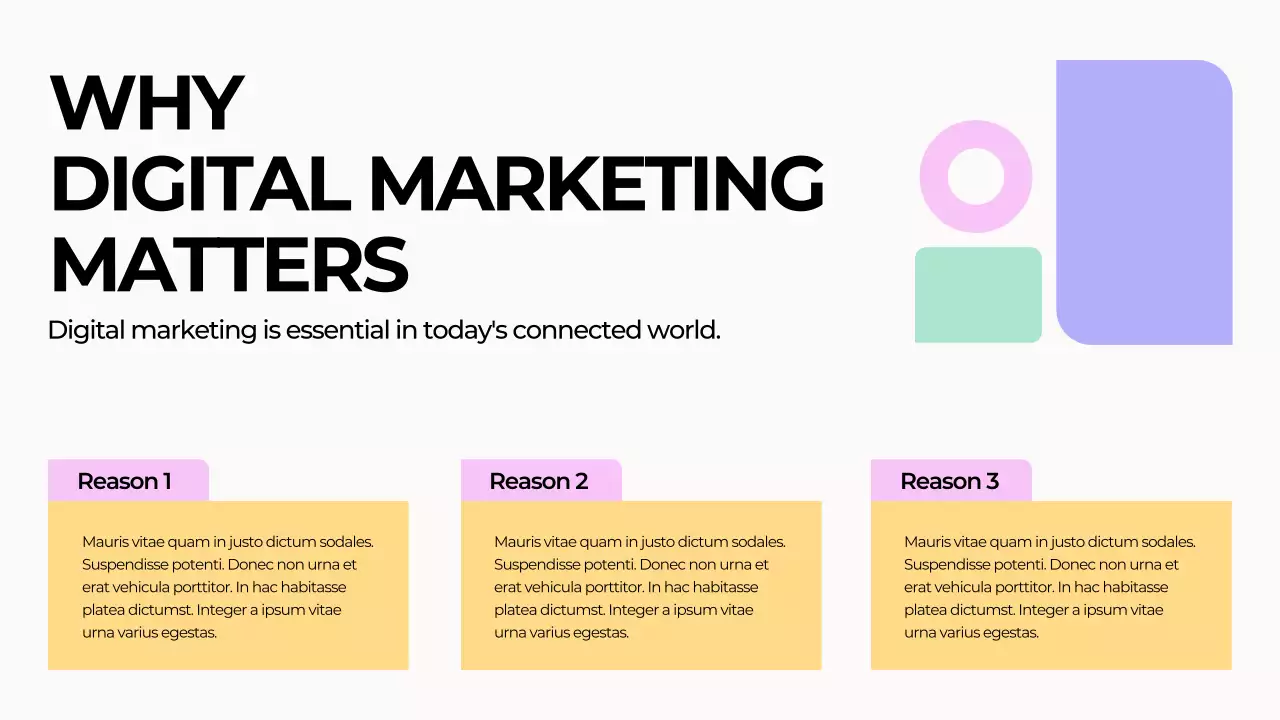 Pastel Modern Marketing Presentation