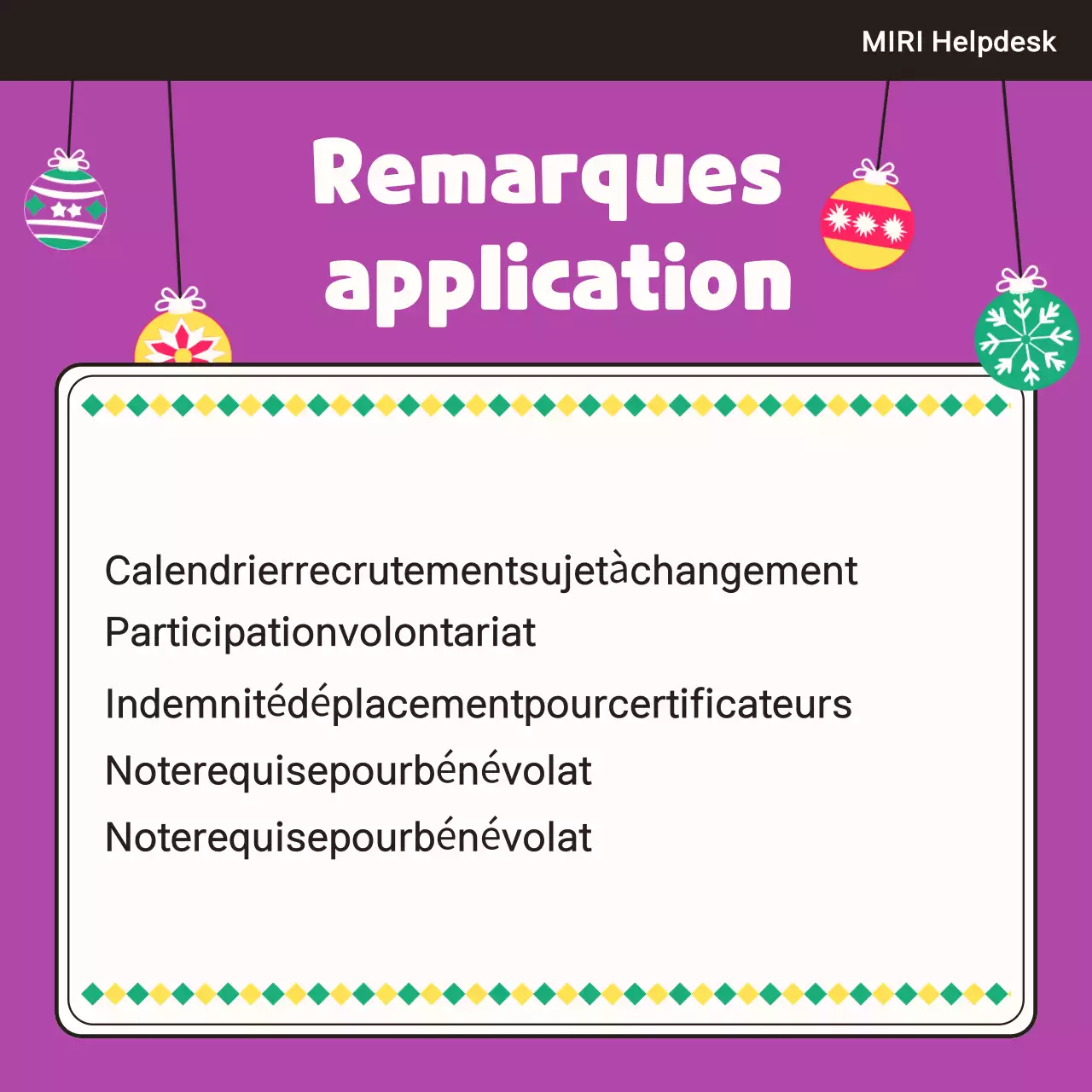 Consultez nos offres de bénévolat de fin d'année