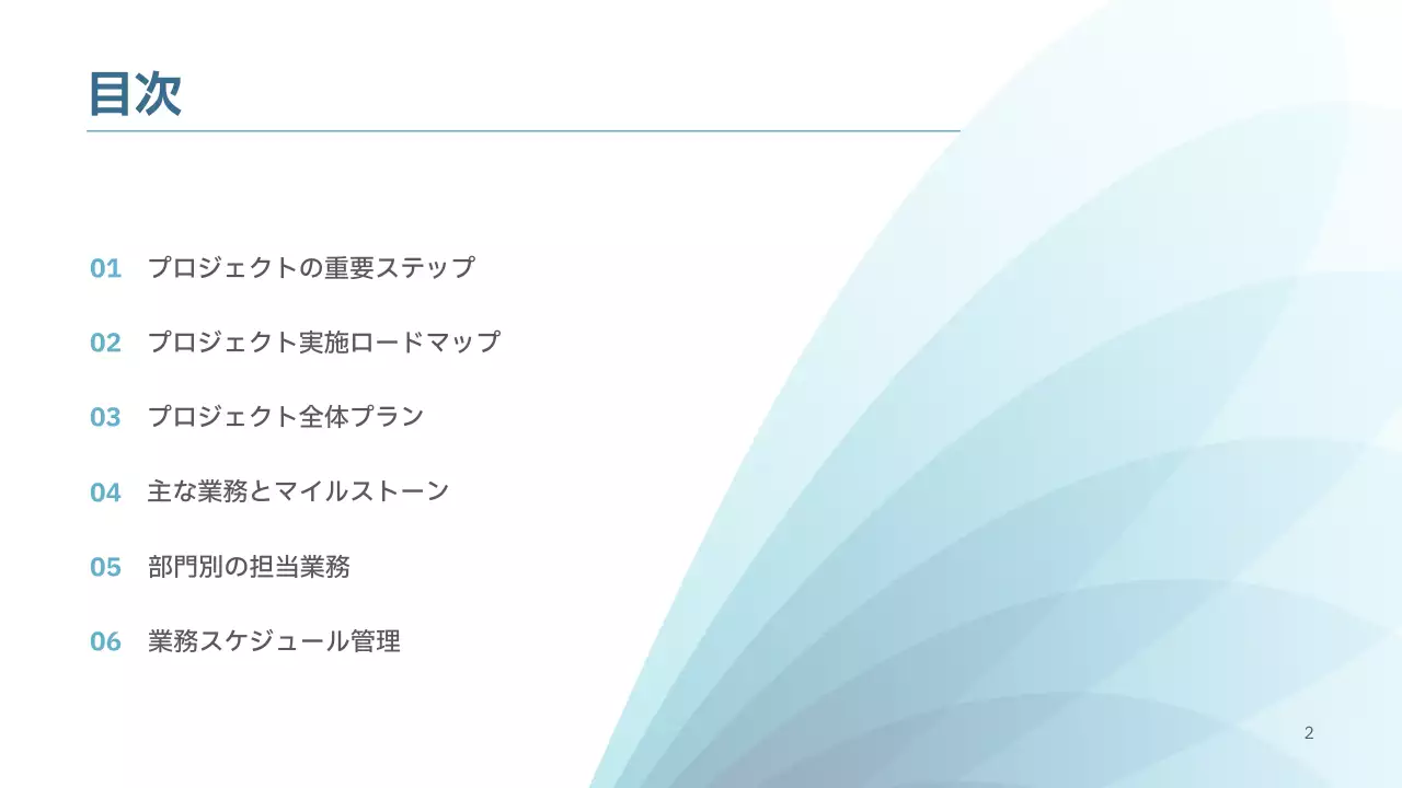 青 シンプル 業務手順書 マニュアル プレゼンテーション