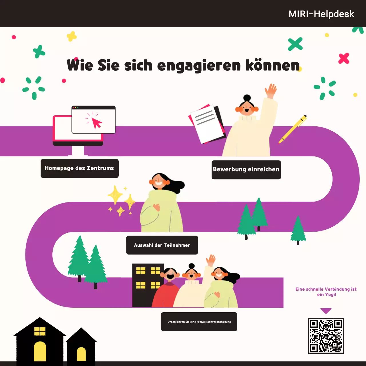 Halten Sie Ausschau nach unseren Freiwilligenangeboten zum Jahresende