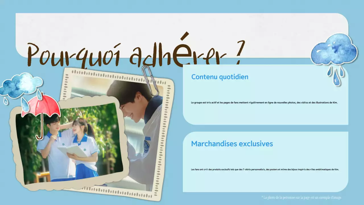 blue aesthetic k-drama fandom pitch deck