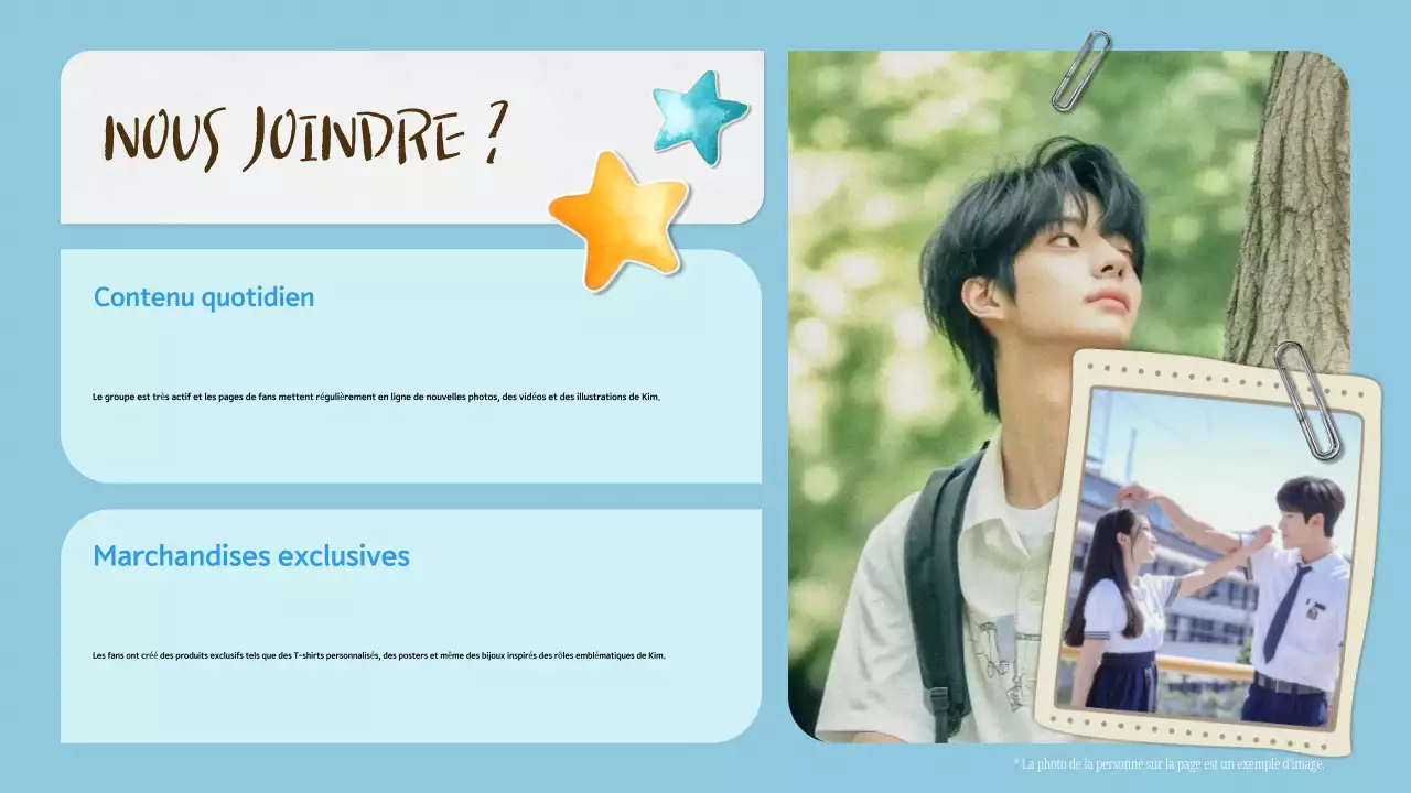 blue aesthetic k-drama fandom pitch deck