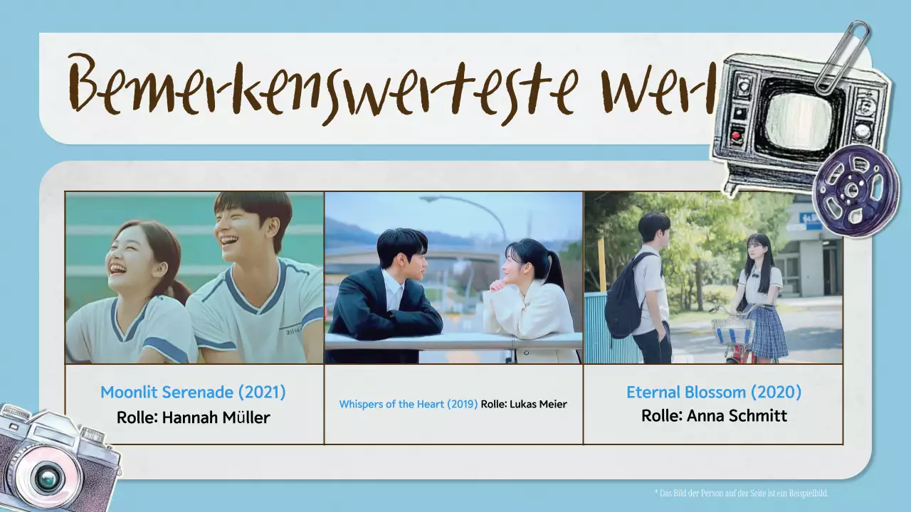 Blaue Ästhetik K-Drama Fandom Pitch Deck