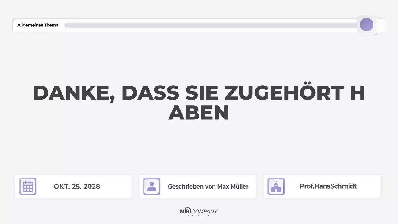 lila moderne These Präsentation