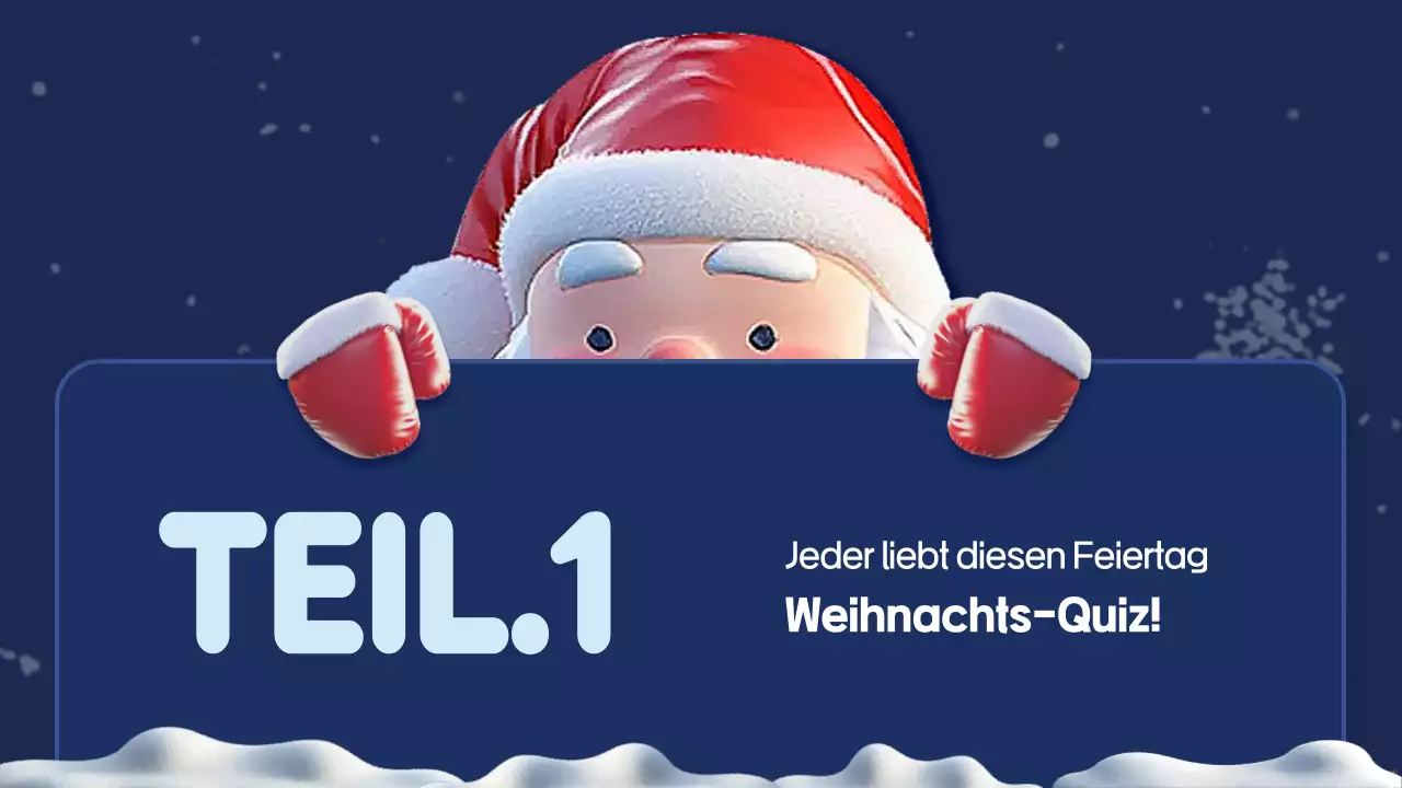 blaues weihnachtsquiz präsentation