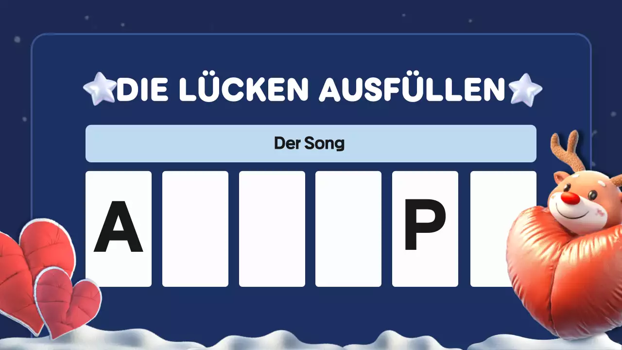 blaues weihnachtsquiz präsentation