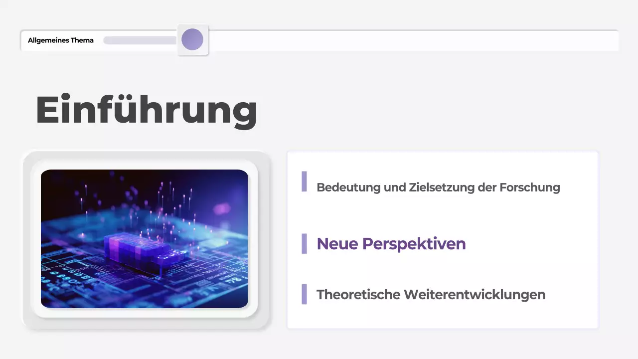 lila moderne These Präsentation