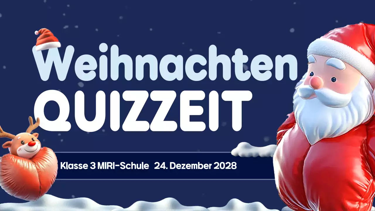 blaues weihnachtsquiz präsentation