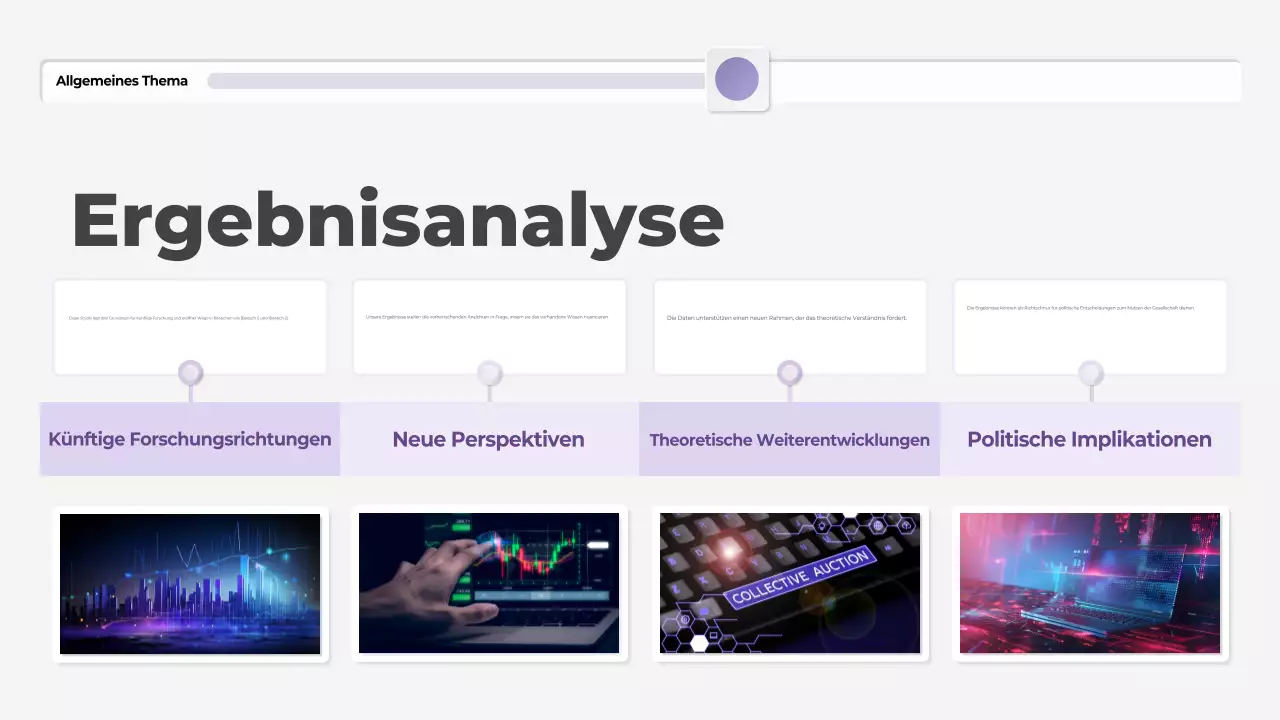 lila moderne These Präsentation
