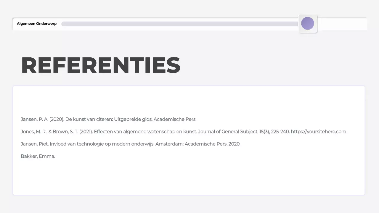 paars moderne scriptiepresentatie