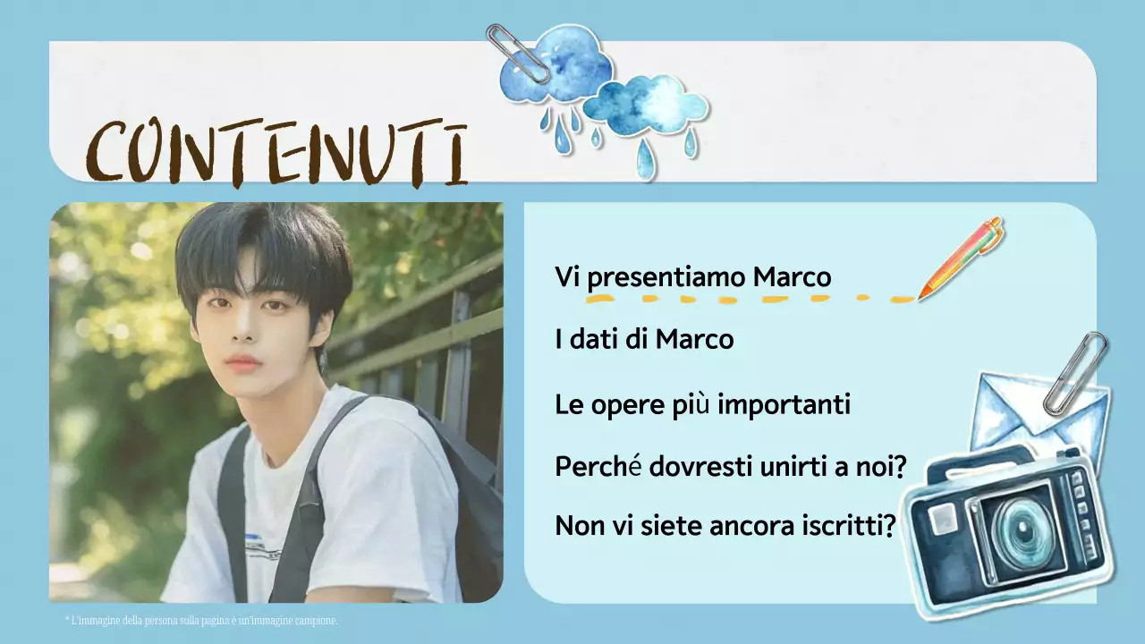 fandom estetico blu del k-drama pitch deck