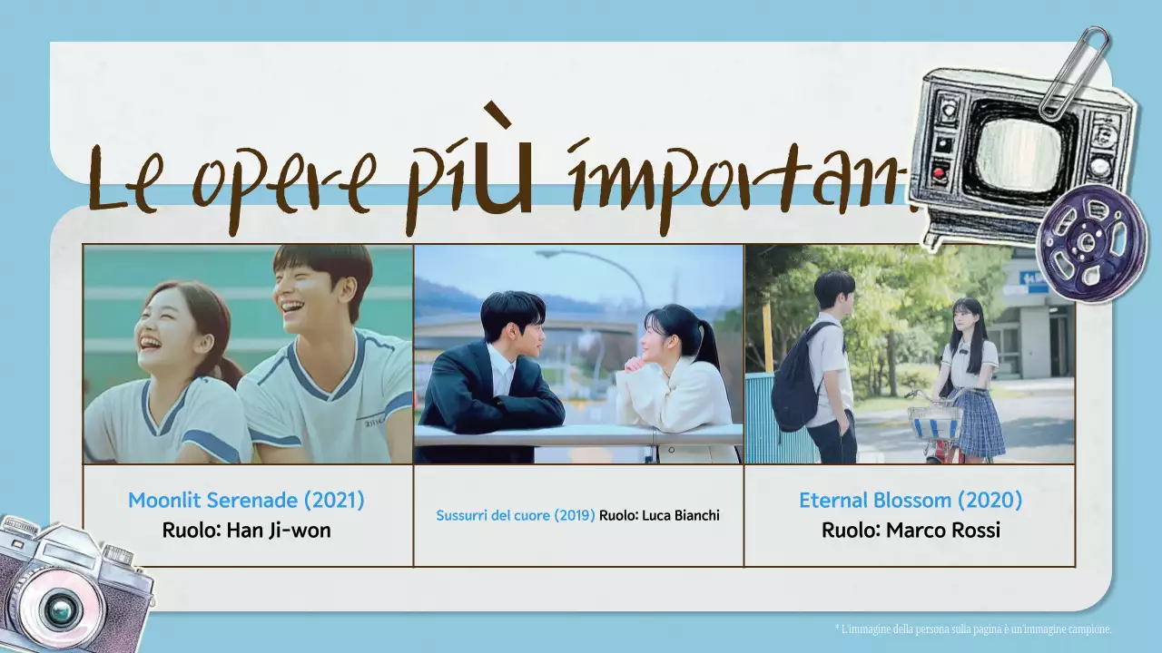 fandom estetico blu del k-drama pitch deck