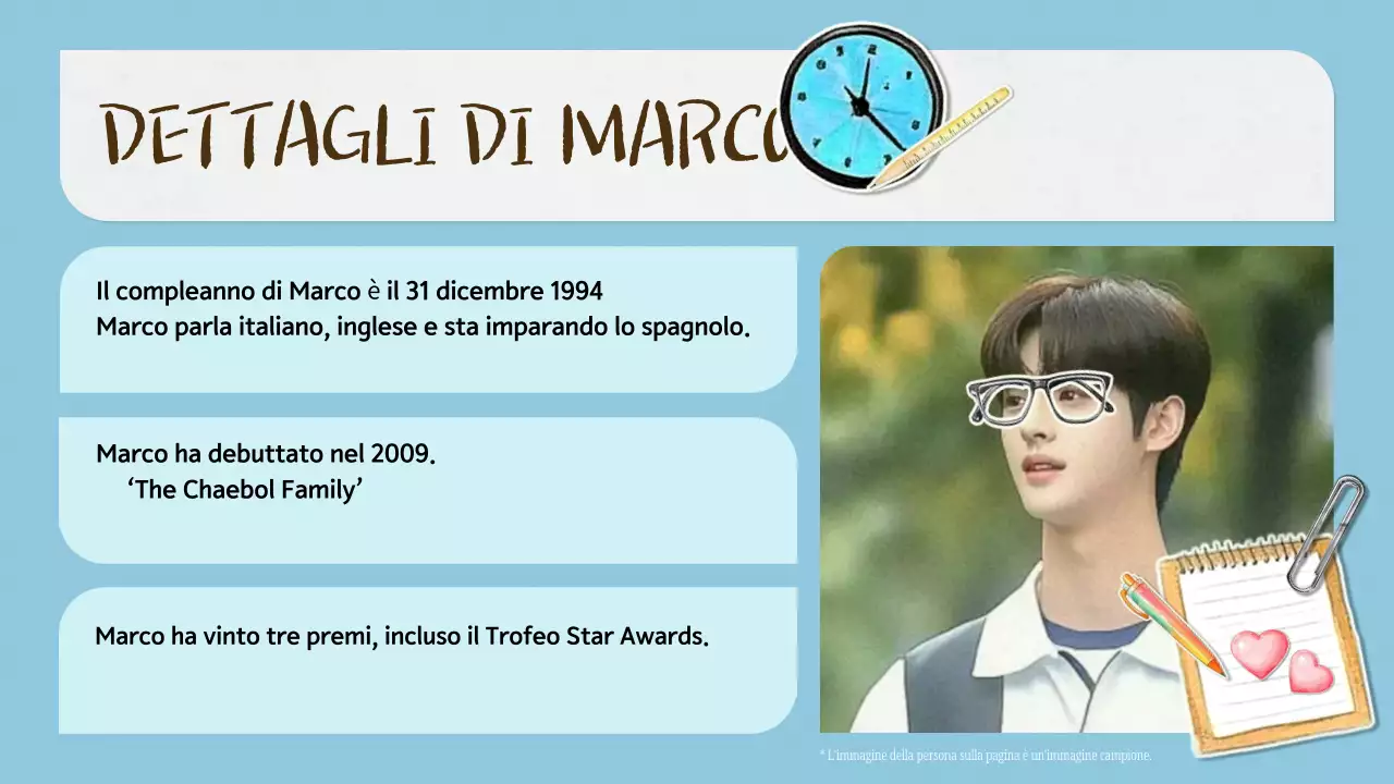 fandom estetico blu del k-drama pitch deck